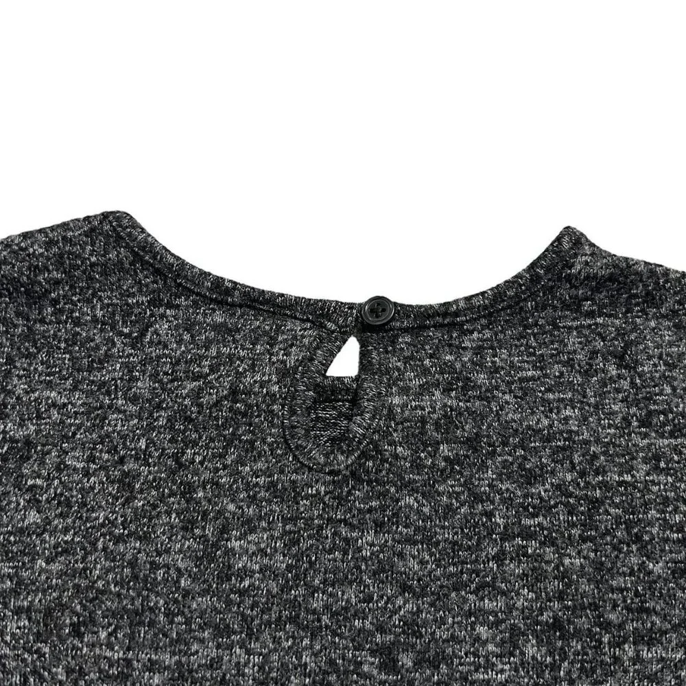 Old Navy 2T Black Softspun Peplum Top